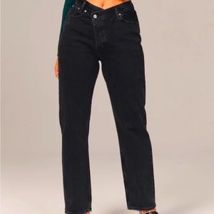 Abercrombie curve love dad jean